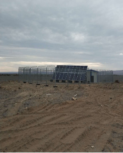 3-5kVA solar off-grid system of Xinjiang border guard post
